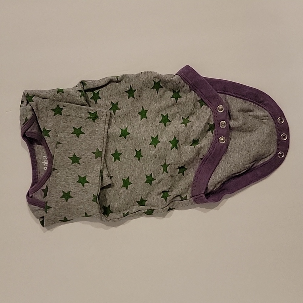 Baby Boden Size 0-3 months green Star grey purple long sleeve baby infant